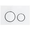 PLACCA DI COMANDO GEBERIT SIGMA 50 ROUND BIANCO E CROMO 115.884.SI.1