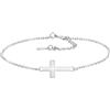 Sofia Milani - Bracciale da Donna in Argento 925 - Placcato in Oro - Ciondolo a Croce - 30078