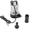 CLEADONG Pompa sommersa da 12 V, 160 W, 6000 l/h, per acque domestiche, ad alta pressione, in acciaio inox, per irrigazione giardino, letto ad acqua, profondità di immersione 0,5 - 8 m