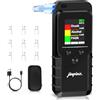 jinpinz Etilometro Portatile Certificato con Sensore Elettrochimico: Professionale Ricaricabile Alcol Test Digitale con Memoria - Breathalyzer di Precisione con Display LCD Blu Digitale per Uso Personale