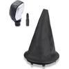 1neiSmartech Kit Pomello Cambio 5 Marce con Cuffia Nera, Cornice e Ghiera, Compatibile con Citroën Berlingo III e Compatibile con Peugeot Partner dal 2008 OEM 16133011ZD 96738471VV, no per C2/C3