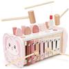 Joyreal Giochi Montessori 1 Anno - Giochi in Legno per Bambini, Acchiappa la Talpa, Strumenti Musicali e Xilofono, Gioco Interattivi Regalo Bambina Bambino 1 2 3 Anni