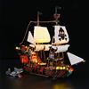 GEAMENT Set di Luci LED Compatibile Con LEGO Galeone dei Pirati (Pirate Ship) - Kit Di Illuminazione per Creator 31109 (Modello di mattoncini non incluso)