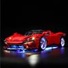 GEAMENT Set di Luci LED Compatibile Con LEGO Ferrari Daytona SP3 - Kit Di Illuminazione per Technic 42143 Modello da Costruire (Modello di mattoncini non incluso)