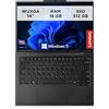 Lenovo - Notebook 14 Pollici ThinkPad X1 Carbon Gen 12, PC Portatile Professionale Windows 11 Pro, Intel Core Ultra 7 155U, RAM 16GB LPDDR5X-6400, 512GB SSD NVMe - Laptop Grafica Intel, Audio Dolby