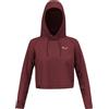 SALEWA LAVAREDO HEMP CROP HOODIE Felpa Outdoor Donna