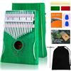 laqula Kalimba 17 Tasti Pianoforte a Pollice - Strumento Musicale Professionale Mbira Sanza Finger Piano con Istruzioni per Lo Studio Martello per Accordare Regalo per Bambini Adulti