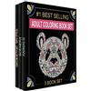 Creatively Calm Studios Set di libri da colorare per adulti, 3 libri da colorare per adulti, 120 disegni unici di animali, paesaggi e mandala. Libri da colorare per adulti Relax.