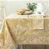 Benson Mills Harmony Scroll - Tovaglia in tessuto damascato, per tutti i giorni, feste, occasioni speciali, matrimoni e vacanze, tovaglia rettangolare 152 x 304 cm, colore: oro