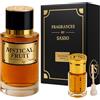 FRAGRANCES BY SASSO Profumo Mystical Fruit profumo solido - FRAGRANZE BY SASSO - Cofanetto Luxe - Estratto di profumo 50 ml + Muschio 3 ml + 5 campioni in omaggio - Cofanetto regalo uomo e donna - Collezione Privee