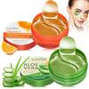 TaimeiMao 120 Pezzi Aloe Vera Maschera Occhi, Vitamina C Patch Occhi, Maschera Contorno OCCHI, Patch occhi Antirughe, Anti-Occhiaie, Rimuovi Borse e Puffiness, Idrata Anti-Età