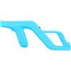 OSTENT Attacco per Pistola Luminosa per Nintendo Wii/Wii U Telecomando Nunchuck Zapper Giochi di Tiro, Colore Blu