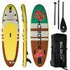 BOUDECH Stand Up Paddle Board Allround - Tavola da SUP gonfiabile 275X80X15 cm con pagaia, cavigliera, gonfiatore, kit riparazione e borsa da trasporto. Idonea per principianti. Peso Max 140kg
