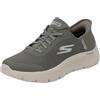 Skechers Go Walk Flex Grand Entry, Scarpe da Ginnastica Donna, Oliva, 42 EU