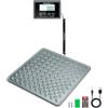 UNIWEIGH Bilancia postale 200 kg, bilancia digitale per pacchi postali, piattaforma in acciaio resistente, bilancia per spedizioni con LCD/Hold/Tare/funzione Auto-Off, Bilancia per bagagli/magazzino