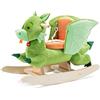 Trudi Cavalcabile Drago | Dondolo giocattolo bambini Peluche | Trudi | 33x48x72 | XXL | Rocking Animals | modello 29807