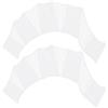PATIKIL Guanti da Nuoto in Silicone, 1 Paia di Guanti Nuoto a Pinne Dita Tipo Rana per Resistenza all'Acqua per Allenamento Acquatico, Bianco, L