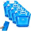 YEWCEP 4 taniche per acqua, sacchetti portatili, 10 l, a prova di perdite, per esterni, per sport, campeggio, escursioni, picnic