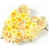 BSITSSS 30 Pezzi Fiori Finti, Fiori Artificiali Giallo, Fioris per Decorazioni Bouquet DIY Matrimoni Mazzi Nuziale Festa Casa Stanza