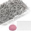 UOCAI 2000 pcs Spille da cucito per sartoria con testa dritta, in acciaio inoxlli