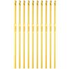 QUARKZMAN Uncinetto Uncino in Alluminio 3,5mm Taglia USA E (Size 4) Ferri Maglia Ferri da Uncinetto per Filati Fai Da Te Filato Artigianale, Arancione, 10pz