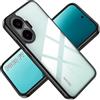 Tieeyivv Cover per Xiaomi POCO F7 5G / Redmi Turbo 4 Pro Custodia Silipere Flessibile + PC Acrilico Transparent Liscio Antiurto Antigraffio Traslucida Case (Transaprent)