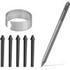 SUEEWE 5 Pezzi Standard Punte di Ricambio per Lenovo Tab Pen per Tablet Tab M11 & Idea Tab 11 (2025), [NON per Lenovo Tab Pen Plus/Pro], Più Duraturo, Controllo Preciso, Amichevole Scherm, Nero