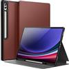 JETech Custodia per Samsung Galaxy Tab S10 Ultra/Tab S9 Ultra 14,6 Pollici con S Pen Holder, Sottile Folio Stand Protettiva Tablet Cover, Multi-Angolo Visualizzazione (Vino Rosso)