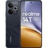 realme 14T 5G Smartphone 8+256 GB, Processore Dimensity 6300 5G, Batteria titanica da 5260 mAh, Ricarica rapida da 45 W, Display AMOLED eSports a 120 Hz, IP69, NFC, Nero T(senza adpater)