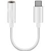 MOELECTRONIX Cuffie USB 3.1 tipo C con jack adatto per Samsung Galaxy S25 S24 S23 S22 S21 Ultra 5G FE A16 A26 A36 A56 A55 A35 A54 A34 A53 USB-C 3,5 mm, connettore digitale femmina, adattatore audio cavo bianco