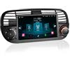 GONFEN 4GB+64GB 8 Core Android 14 Autoradio per Fiat 500/500C/500S/500E 2008-2015 con GPS Navigatore senza fili CarPlay Android Auto WiFi 4G DSP Bluetooth 5.0 USB DAB+ FM RDS CANbus 7 Pollici IPS Touchscreen