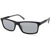 Timberland TBA9268 Occhiali da Sole Uomo, Occhiali da Sole Casual Leggeri, Forma Lente Rettangolare, Lenti Polarizzate Fumo, Nero Matte