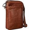 STILORD 'Fiete' Borsello uomo in pelle piccolo Borsetta a tracolla Porta oggetti Borsa da viaggio per Tablet 7 pollici per cellulare in cuoio vintage, Colore:brandy - marrone