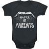 Metallica Kids - Master Of Parents Unisex Body nero 74/80 100% cotone (cotone biologico)