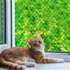 QILUCKY Rete di protezione per gatti in nylon per balcone, trasparente, può essere ritagliata e resistente ai morsi per gatti, per proteggere terrazze, finestre e porte (3 x 4 m)