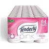 Tenderly Carta Igienica Tenderly Pink 64 rotoli - 4 confezioni da 16 rotoli