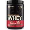 Optimum Nutrition Gold Standard 100% Whey Proteine in polvere per lo Sviluppo e il Recupero Muscolare con Glutammina e Aminoacidi BCAA Naturali, Gusto Doppio Cioccolato, 10 Dosi, 310g