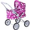 KNORRTOYS.COM Knorrtoys 63345 - Passeggino per bambole, motivo: Star Dark Pink