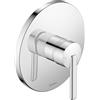 Duravit Balcoon - Miscelatore doccia a incasso per 1 consumatore con valvola di commutazione, miscelatore monocomando con sistema di miscelazione in ceramica, cromato