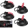 TYBYBB Set di 4 ganci a ventosa per campeggio, campeggio, camper, piastrelle, auto, vetro