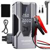 Olubfdh Avviatore Batteria Auto 4000A,Avviatore Emergenza per Auto12V con LCD, Booster Avviamento con Compressore 150PSI (per 7.0L GAS e 5.5L DIESEL),Jump Starter 65W Carica Rapida, Torcia a LED