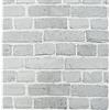 Arthome WALL DECOR Arthome 44cmx3m Grigio Mattone Pietra Carta da Parati, Pellicola Adesiva per mobili appiccicoso indietro rotolo plastica, impermeabile PVC Vinilica per cucina, camino parete di copertura