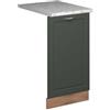 Vicco Pannello frontale della lavastoviglie Fame-Line, Verde-oro Country House, 45 cm, PL Marmo