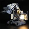 GEAMENT Set di Luci LED Compatibile Con LEGO Escavatori Liebherr R 9800 - Kit Di Illuminazione per Technic 42100 (Modello di mattoncini non incluso)