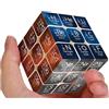 CHONGQILAO Cubo Magico 3X3 con Tavola Periodica Degli Elementi, Puzzle Cubo di Velocità, Original Speed Cube Stickerless, 3x3 Speedcube, Magico Giocattolo Puzzle per Adulti e Bambini