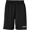 uhlsport Club Shorts, Shirt Unisex Adulto, Nero/Bianco, M