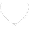 ChicSilver Collana Argento 925 Donna, Collana Donna Argento Cuore con Iniziale Lettera C Lunga 41+5CM, Ciondolo Lettera Ragazza Amicizia Idee Regalo per Compleanno Anniversario Natale