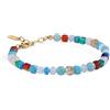 GAVU Bracciale da Donna con Perline di Pietre Dure Naturali e Cristalli Colorati