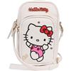 sarcia.eu Hello Kitty Bustina, borsetta piccola con tracolla regolabile, borsetta mini, bianca 18x6x12 cm