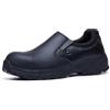 Shoes for Crews Brandon Unisex Composite Toe - Comode scarpe antinfortunistiche con punta, antiperforazione, senza metallo, antiscivolo, S3L FO SR LG - per uomo e donna, Nero , 40 EU